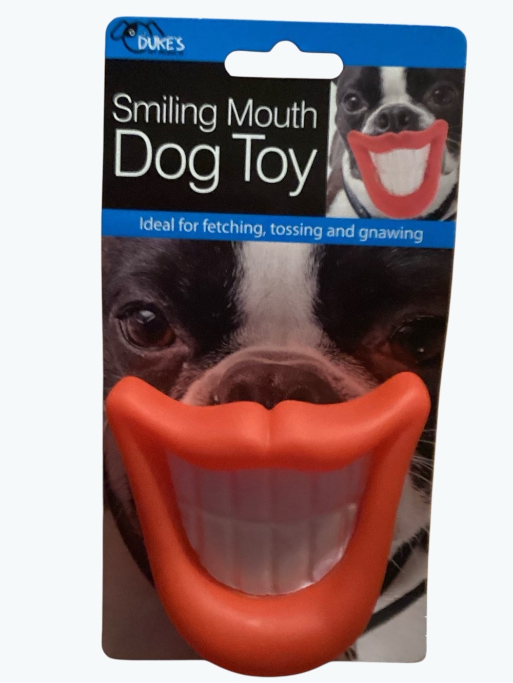 Smiling Mouth Squeaky Dog Toy